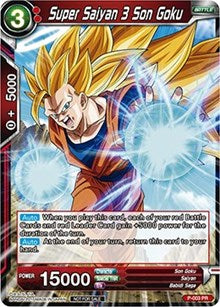 Super Saiyan 3 Son Goku (versión foil) (P-003) [Tarjetas de promoción] 