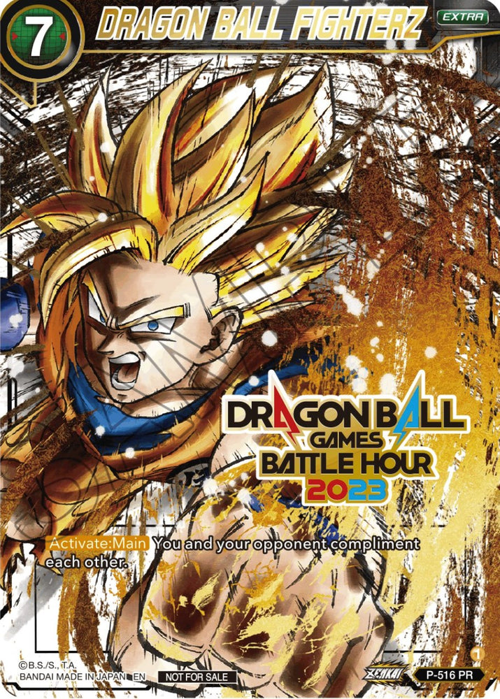 DRAGON BALL FIGHTERZ (Juego de cartas promocionales de Dragon Ball Games Battle Hour 2023) (P-516) [Tarjetas promocionales] 