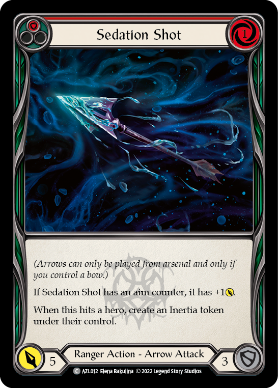 Tiro de sedación (rojo) [AZL012] (Cubierta Outsiders Azalea Blitz) 