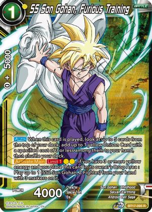 SS Son Gohan, Entrenamiento furioso (BT17-095) [Ultimate Squad] 