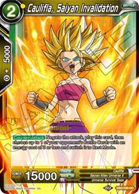 Caulifla, Invalidación Saiyan (Torneo Draft Multiverso Divino) (DB2-100) [Tarjetas de promoción de torneo] 