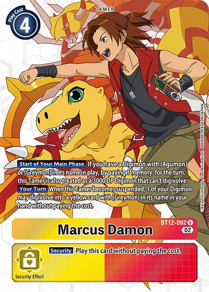 Marcus Damon [BT12-092] (Arte alternativo) [A través del tiempo] 