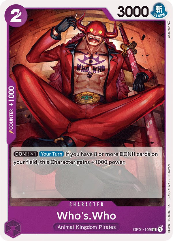 Quién es quién [Romance Dawn] 