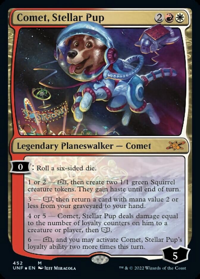 Cometa, cachorro estelar (Galaxy Foil) [Unfinity] 