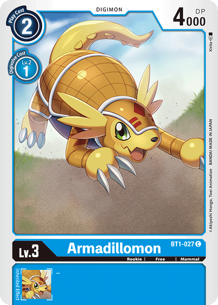 Armadillomon [BT1-027] [Lanzamiento de refuerzo especial Ver.1.0] 