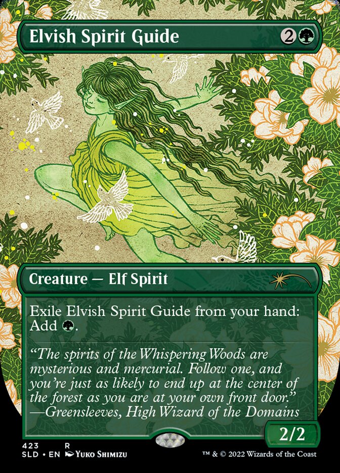 Guía espiritual élfica (sin fronteras) [Serie Secret Lair Drop] 
