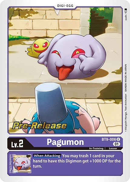 Pagumon [BT9-006] [Promociones previas al lanzamiento de X Record] 