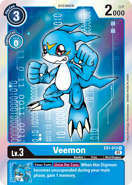 Veemon [EX1-013] [Colección clásica] 
