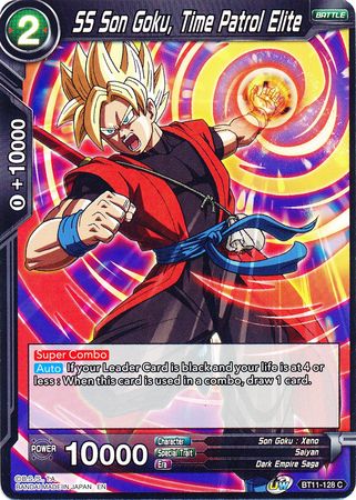SS Son Goku, Élite de la Patrulla del Tiempo (BT11-128) [Línea de sangre bermellón] 