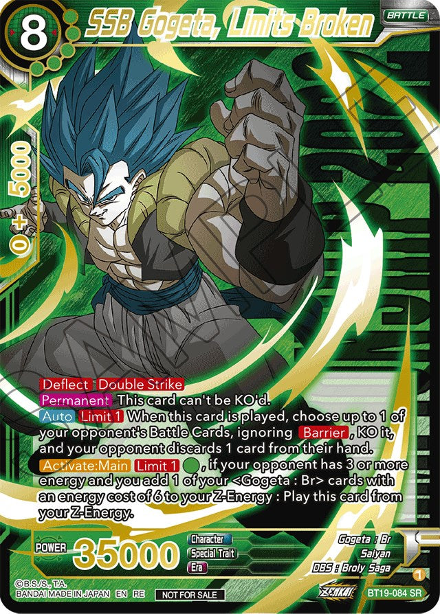 SSB Gogeta, Limits Broken (Campeonato 2022) (BT19-084) [Tarjetas de promoción] 