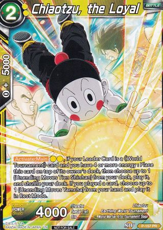 Chiaotzu, el Leal (Power Booster: Torneo Mundial de Artes Marciales) (P-157) [Tarjetas de promoción] 
