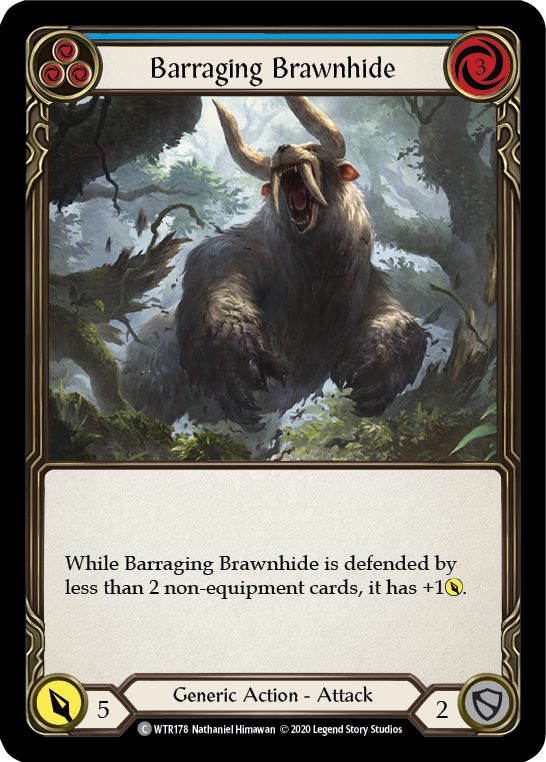 Barraging Brawnhide (Azul) [U-WTR178] (Bienvenido a Rathe Unlimited) Ilimitado Normal 