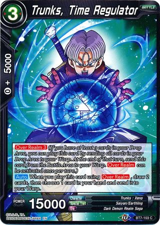 Trunks, Regulador de tiempo (BT7-103) [Asalto de los Saiyajin] 
