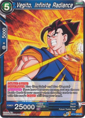 Vegito, Radiancia Infinita (BT10-046) [Rise of the Unison Warrior 2da edición] 