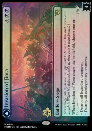 Invasión de Fiora // Marchesa, Resolute Monarch [Promociones de presentación de March of the Machine] 