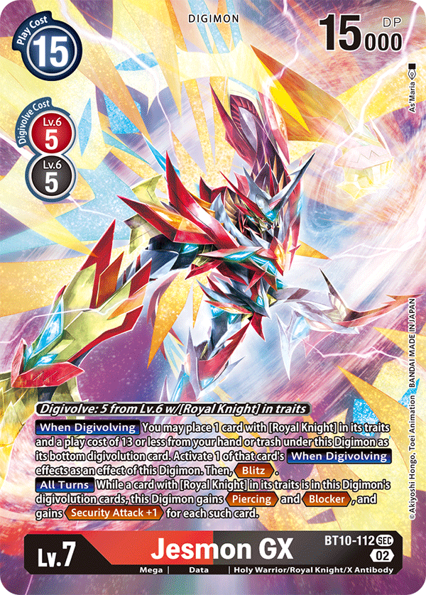Jesmon GX [BT10-112] (Arte alternativo) [Encuentro Xros] 