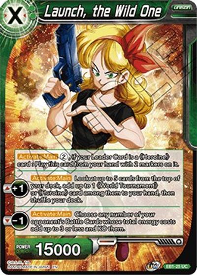 Lanzamiento, el Salvaje (EB1-25) [Battle Evolution Booster] 