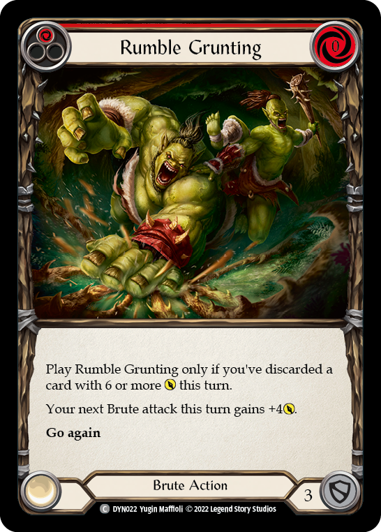 Rumble Grunting (Rojo) [DYN022] (Dinastía) 