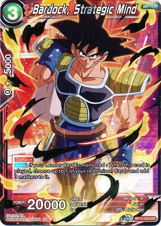 Bardock, Mente estratégica (BT11-025) [Vermilion Bloodline 2da edición] 