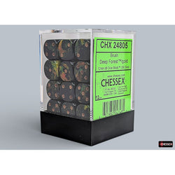 12mm 36d6 Brush Dice: Deep Forest
