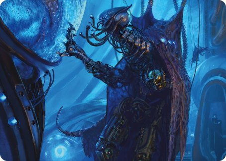 Tarjeta de arte del cirujano atmosférico [Phyrexia: All Will Be One Art Series] 