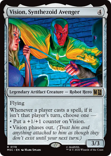 Vision, Synthezoid Avenger [Marvel Super Heroes Commander]