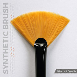 AK SYNTHETIC BRUSH – FAN SHAPE