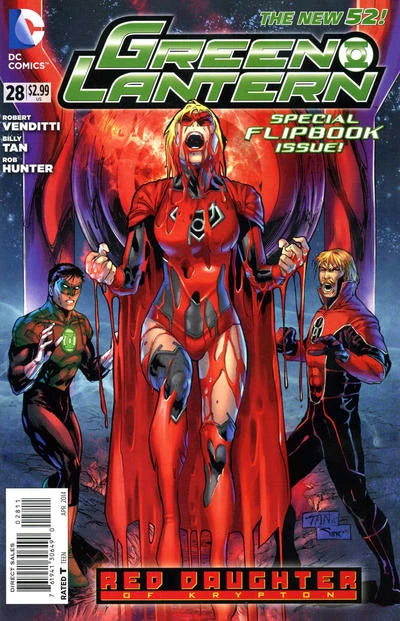 Green Lantern, Vol. 5 #28A (Flip side, dual comic)