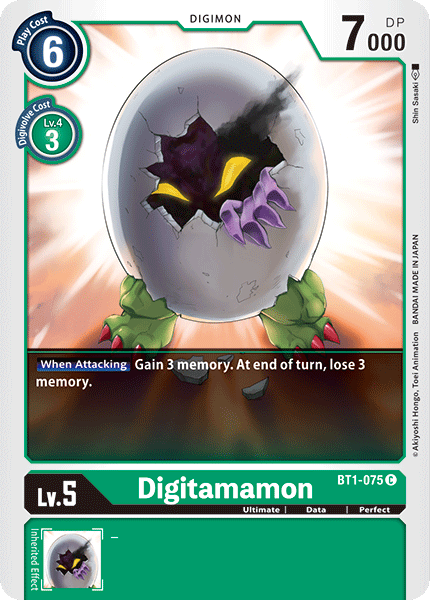 Digitamamon [BT1-075] [Lanzamiento de refuerzo especial Ver.1.0] 
