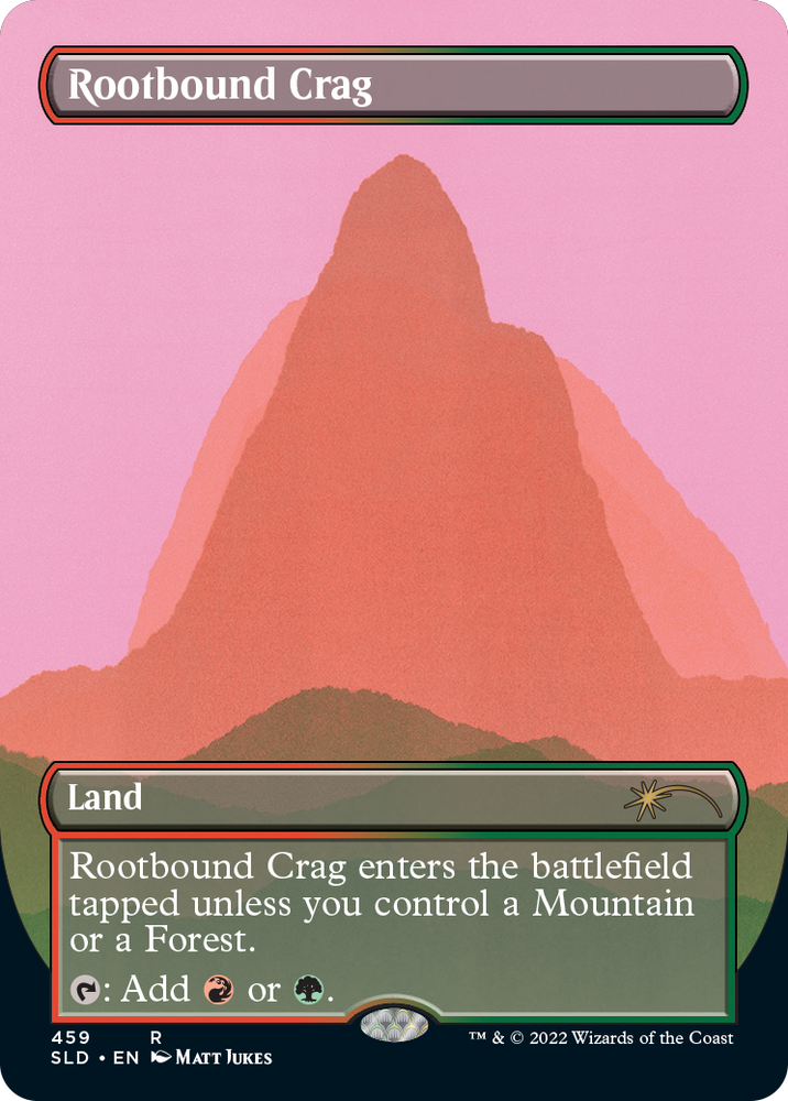 Rootbound Crag (sin fronteras) [Serie Secret Lair Drop] 