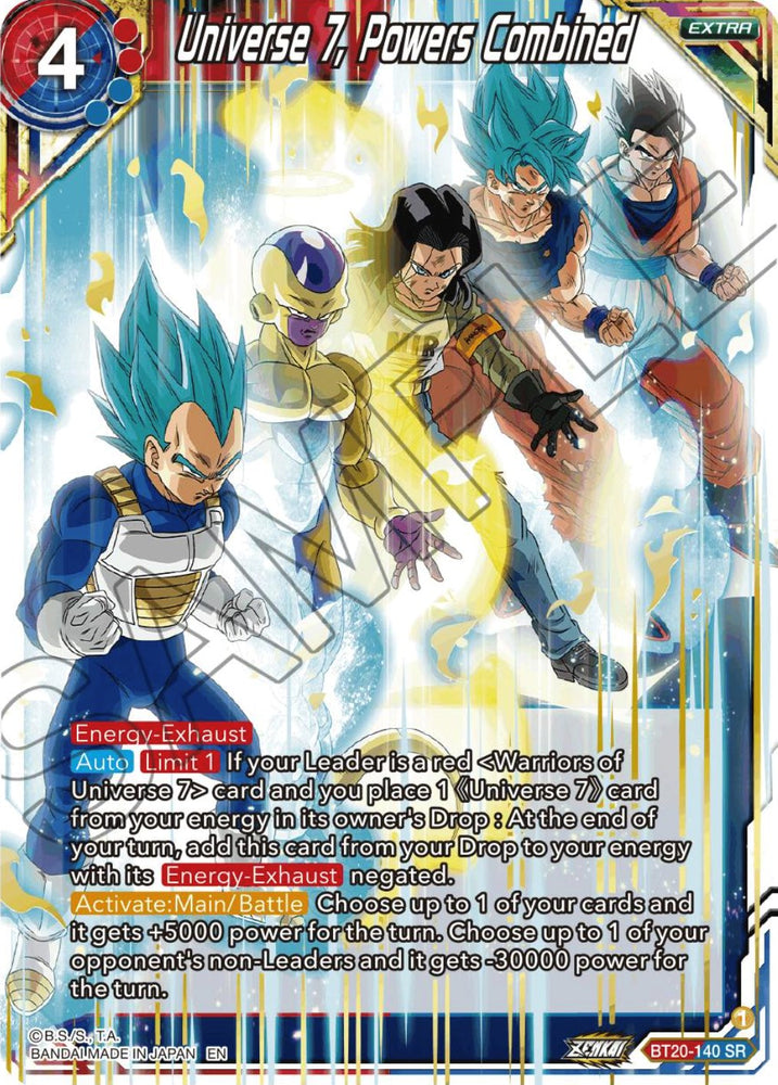 Universo 7, Poderes combinados (BT20-140) [Poder absorbido] 