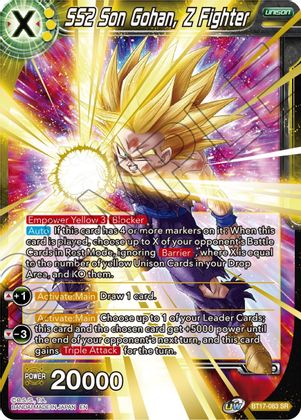 SS2 Son Gohan, luchador Z (BT17-083) [Ultimate Squad] 