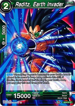 Raditz, Earth Invader (SD9-02) [Asalto de los Saiyajin] 
