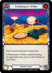 Capricho del cronometrador (azul) [EVR136] (Everfest) 1.ª edición Rainbow Foil 