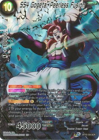 SS4 Gogeta, Peerless Fusion (BT10-154) [Rise of the Unison Warrior 2da edición] 