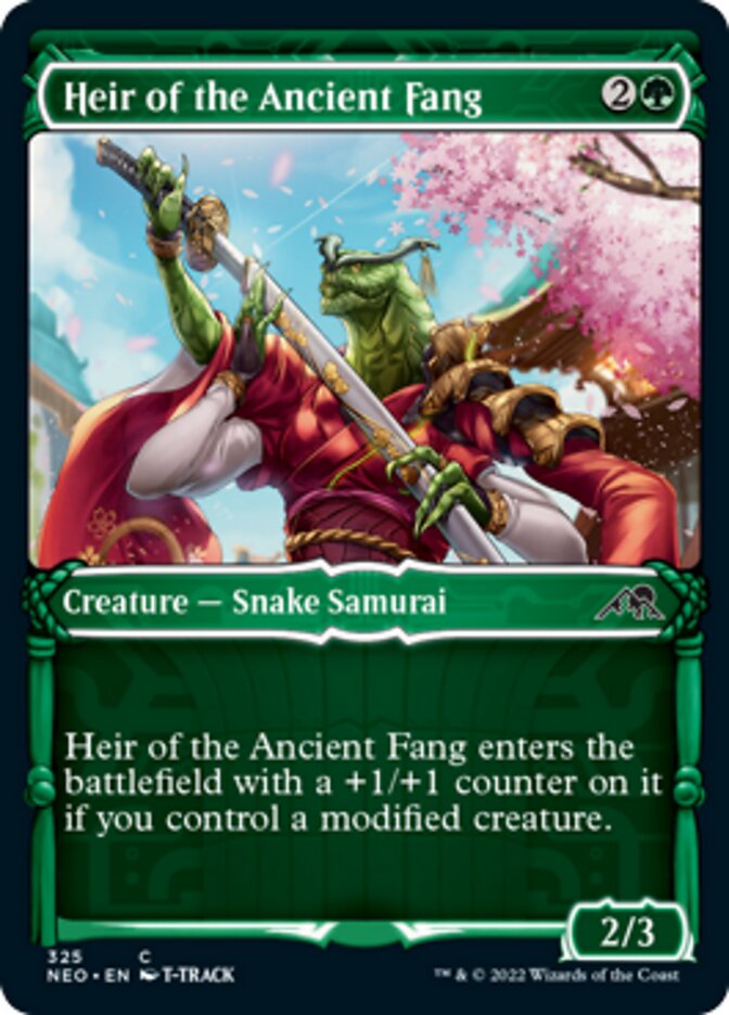 Heredero del antiguo colmillo (Showcase Samurai) [Kamigawa: Neon Dynasty] 