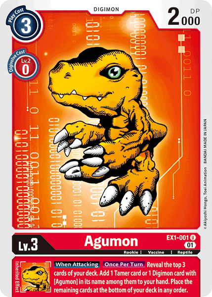 Agumon [EX1-001] [Colección clásica] 