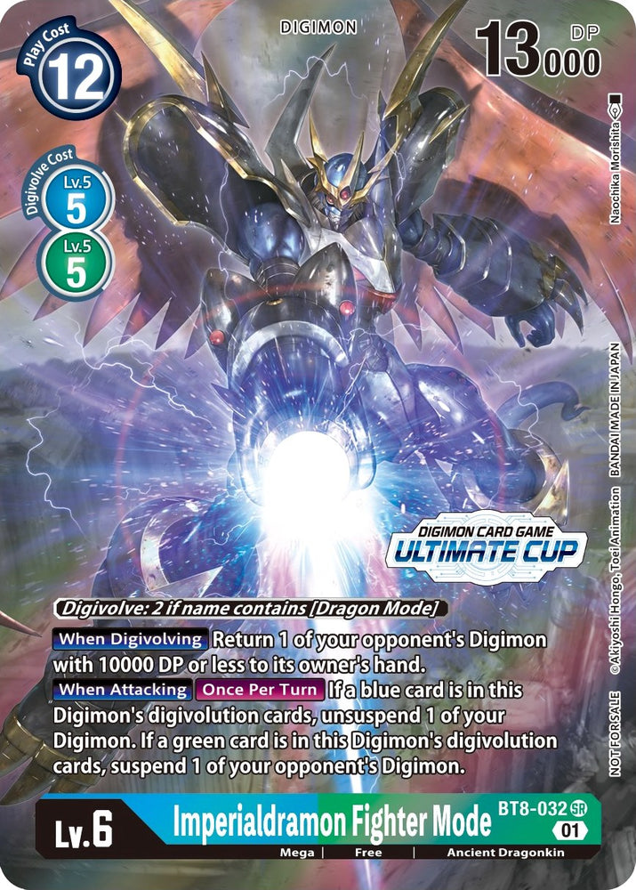 Modo Imperialdramon Fighter [BT8-032] (Ultimate Cup de abril de 2022) [Nuevas promociones de Awakening] 