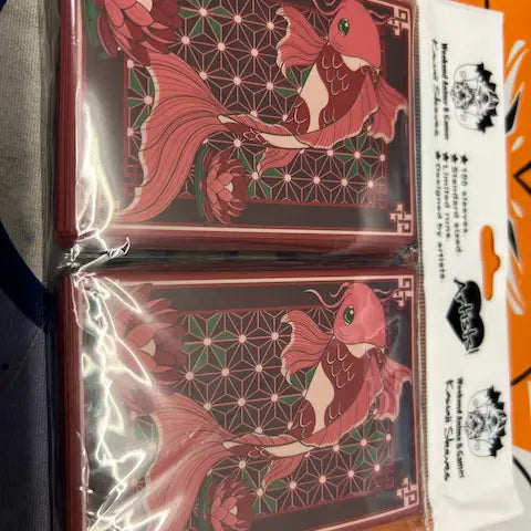 Kawaii Custom Gaming Card Sleeves: Koi Fish