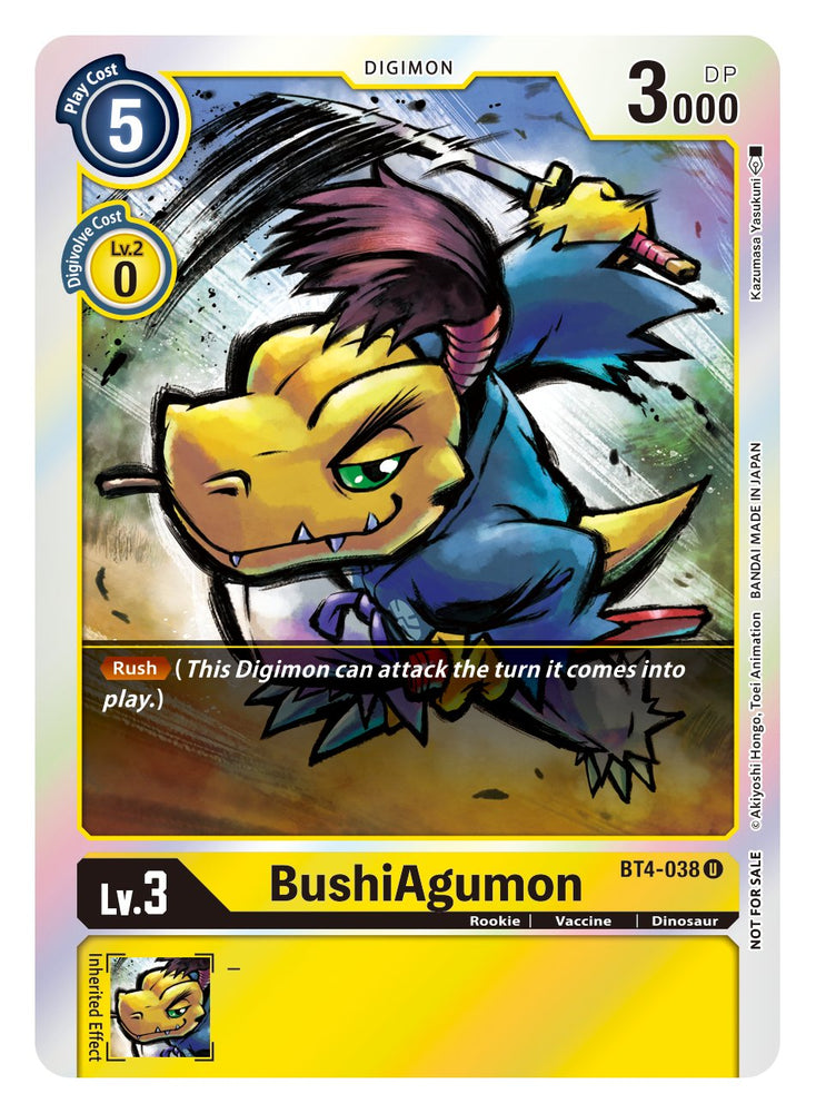 BushiAgumon [BT4-038] (Paquete de eventos 2) [Gran leyenda] 