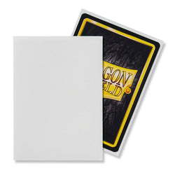 Dragon Shield: Fundas estándar de 100 ct - Blanco (Mate) 