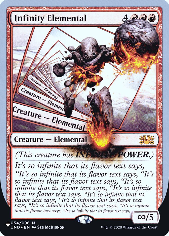 Infinity Elemental (Edición Unfinity Foil) [La lista] 
