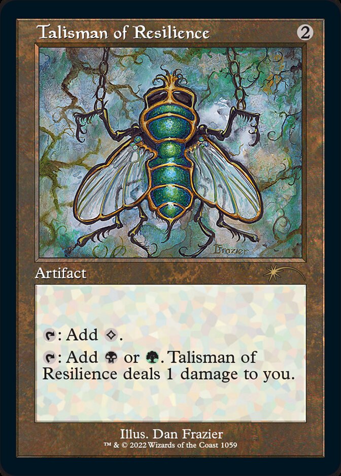 Talismán de resiliencia (grabado en aluminio) [Serie Secret Lair Drop] 