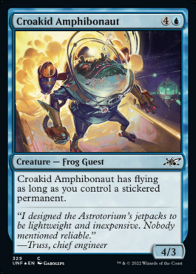 Anfibonauta Croakid (Galaxy Foil) [Unfinity] 