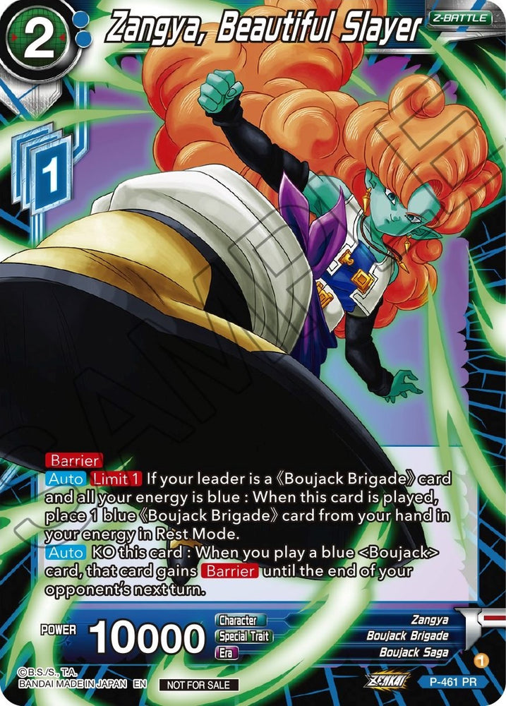 Zangya, Beautiful Slayer (Z03 Dash Pack) (P-461) [Tarjetas de promoción] 