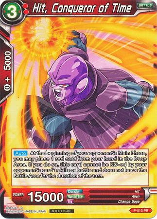 Hit, Conquistador del Tiempo (Foil) (P-013) [Tarjetas de promoción] 