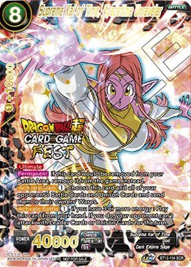 Supreme Kai of Time, Spacetime Unraveler (Card Game Fest 2022) (BT12-154) [Tarjetas de promoción del torneo] 