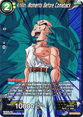 Krilin, Momentos antes del regreso (BT11-097) [Vermilion Bloodline 2da edición] 