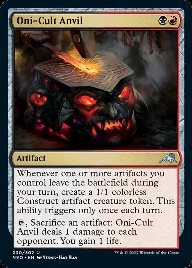 Yunque de culto a Oni [Kamigawa: Dinastía de neón] 