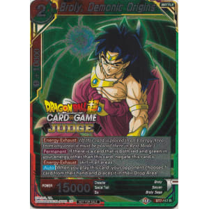 Broly, Demonic Origins (BT7-117) [Tarjetas de promoción de jueces] 